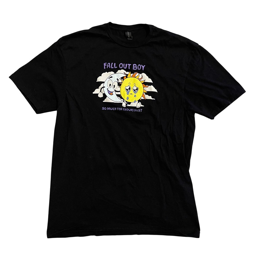 Fall Out Boy So Much For 2our Dust 2024 Tour Shirt Mens XL Black Graphic Tee